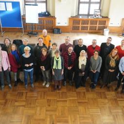 Teilnehmerinnen und Teilnehmer an der Sitzung des Stiftungsnetzwerks Bildung in Sachsen, Sachsen-Anhalt und Thüringen